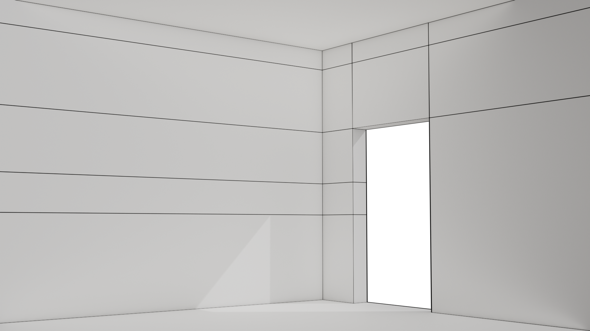 Empty Garage 3D model