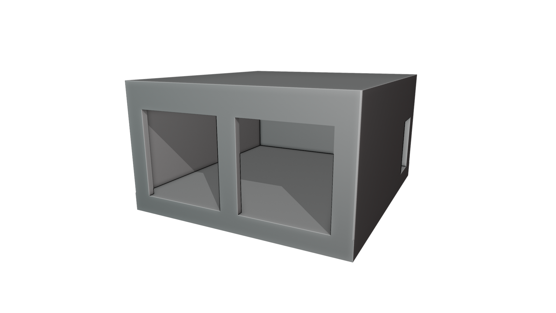 Empty Garage 3D model