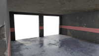 Empty Garage 3D model