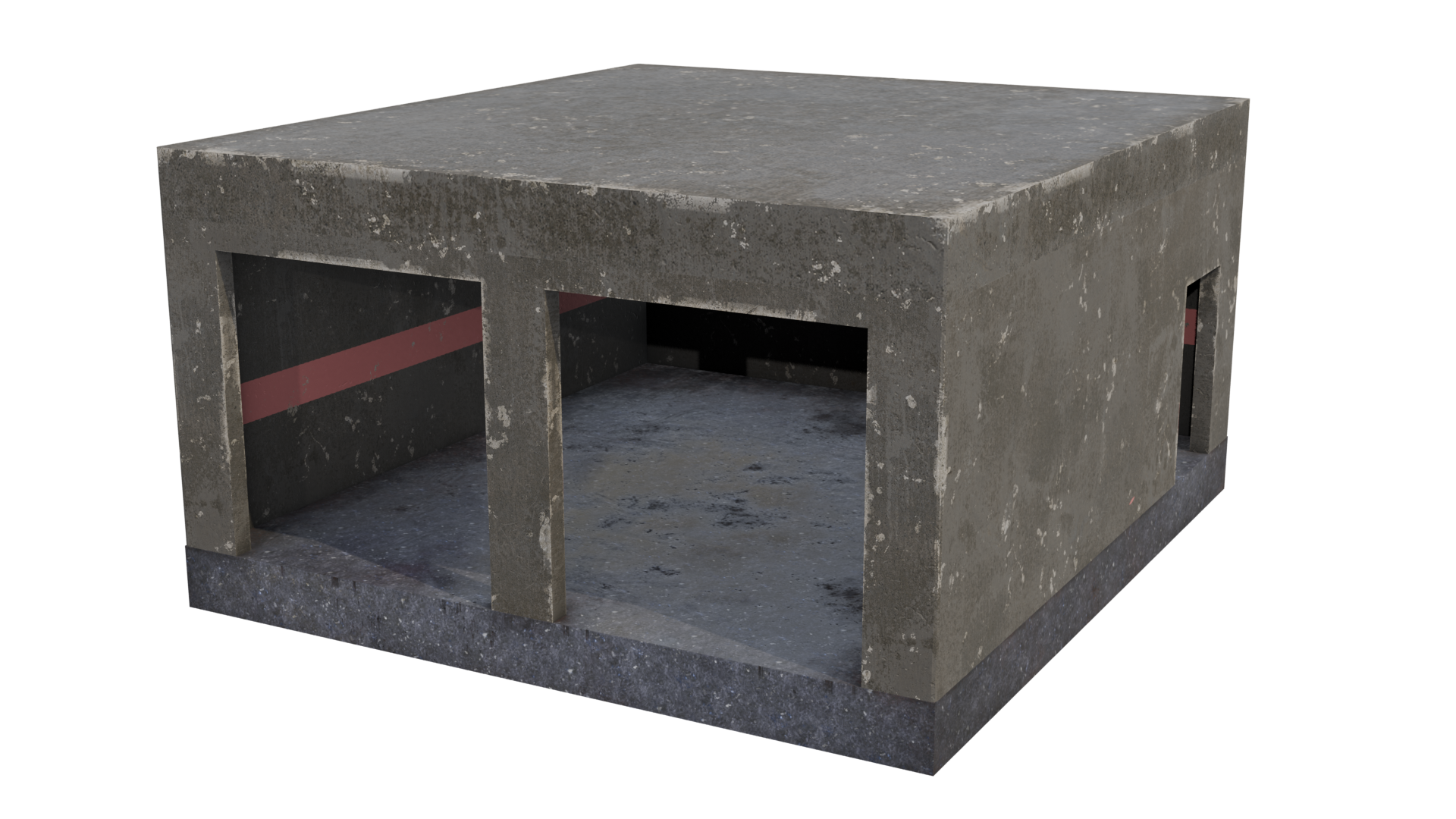 Empty Garage 3D model