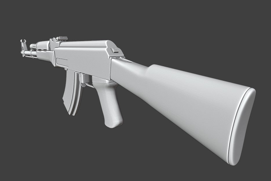 Game-Ready AK47 Type 3 3D model BlackBladeDesign