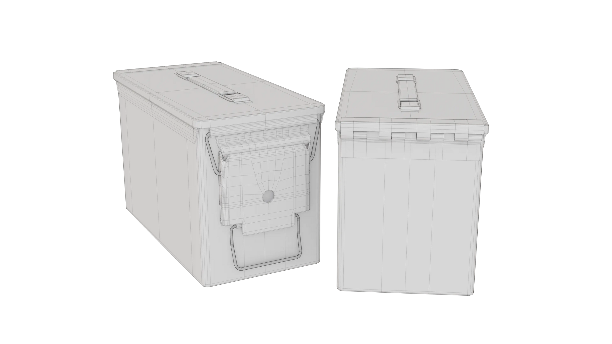 Military Ammo Box 3D Model - BlackBladeDesign