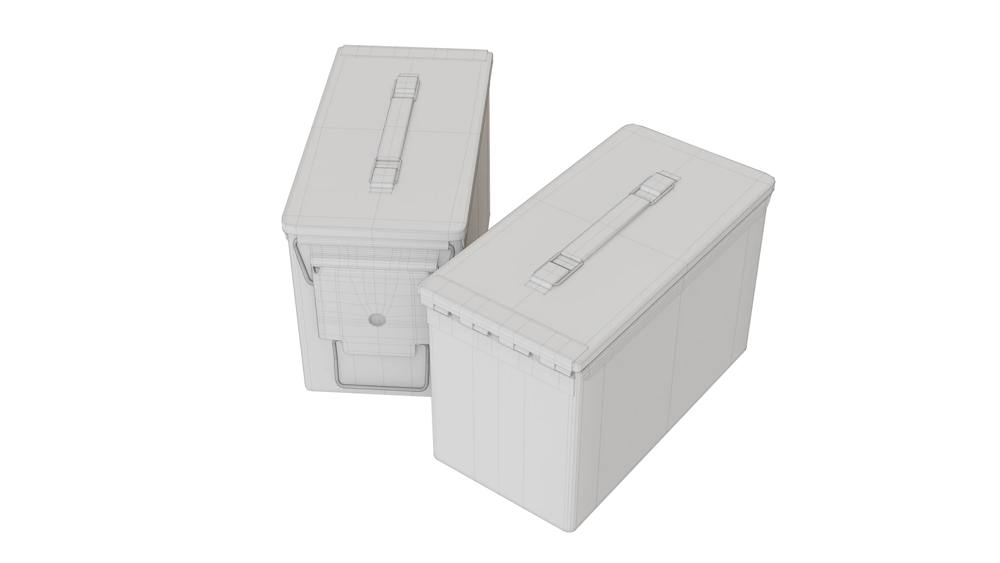 Military Ammo Box 3D Model - BlackBladeDesign