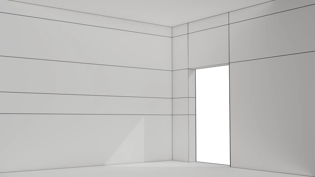 Empty Garage 3D model - BlackBladeDesign