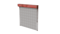 Game Ready Animated Roller Door 3D Model BlackBladeDesign