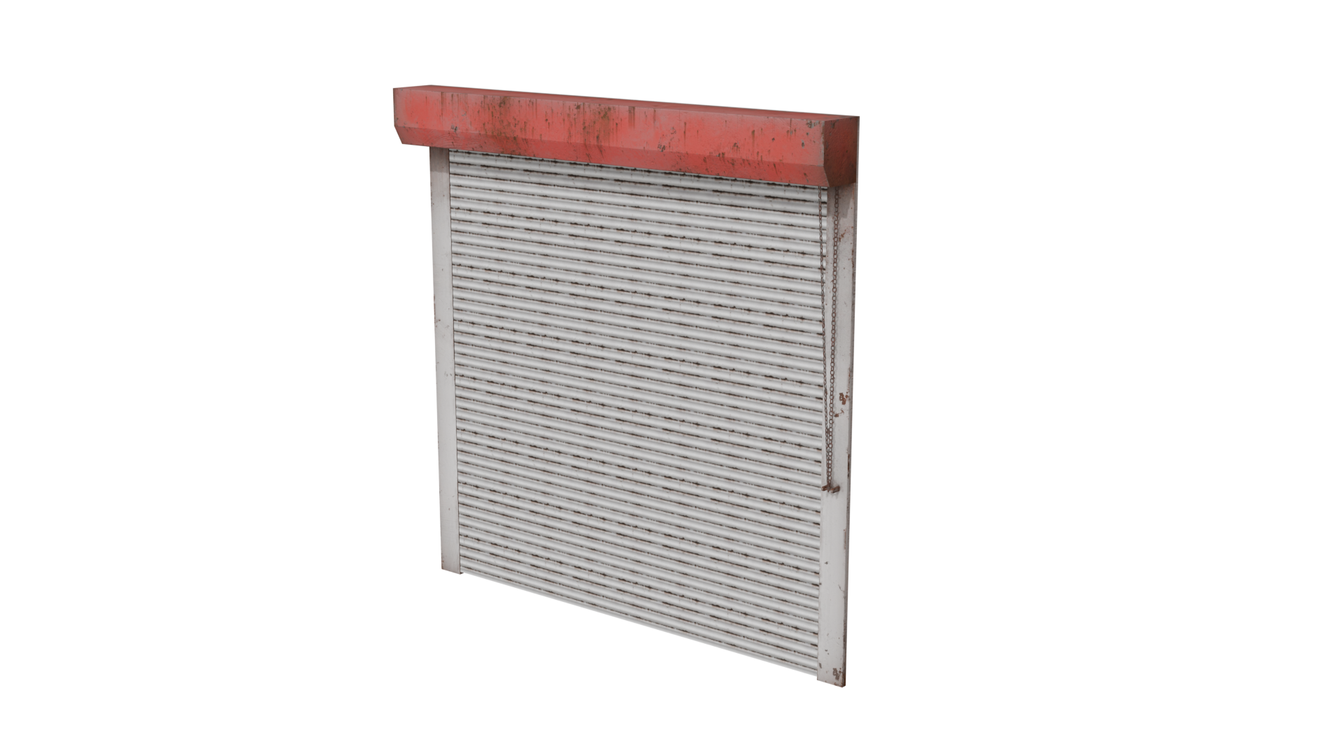 Game Ready Animated Roller Door 3D Model BlackBladeDesign