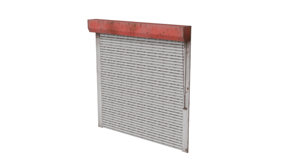 Game Ready Animated Roller Door 3D Model BlackBladeDesign