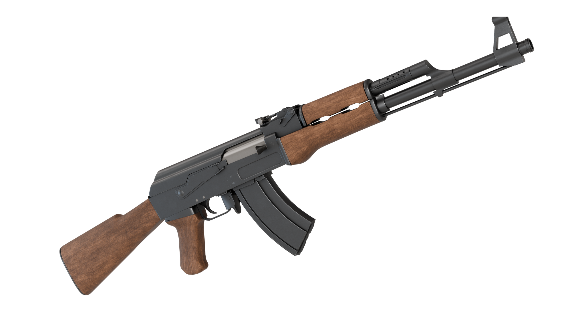 Game-Ready AK47 Type 3 3D model BlackBladeDesign