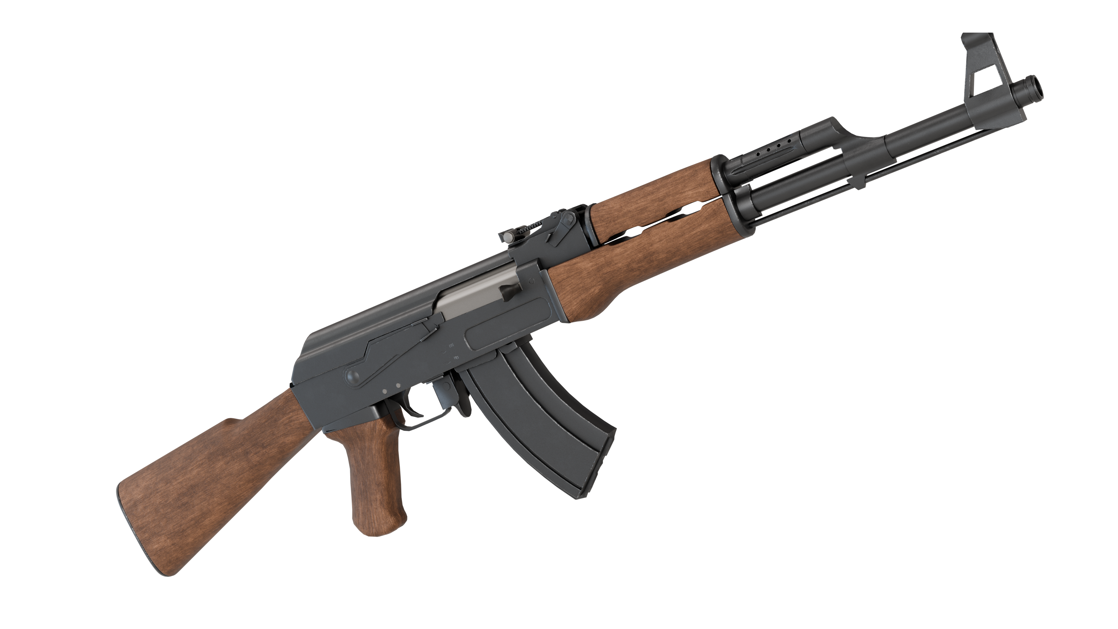 Game-Ready AK47 Type 3 3D model BlackBladeDesign