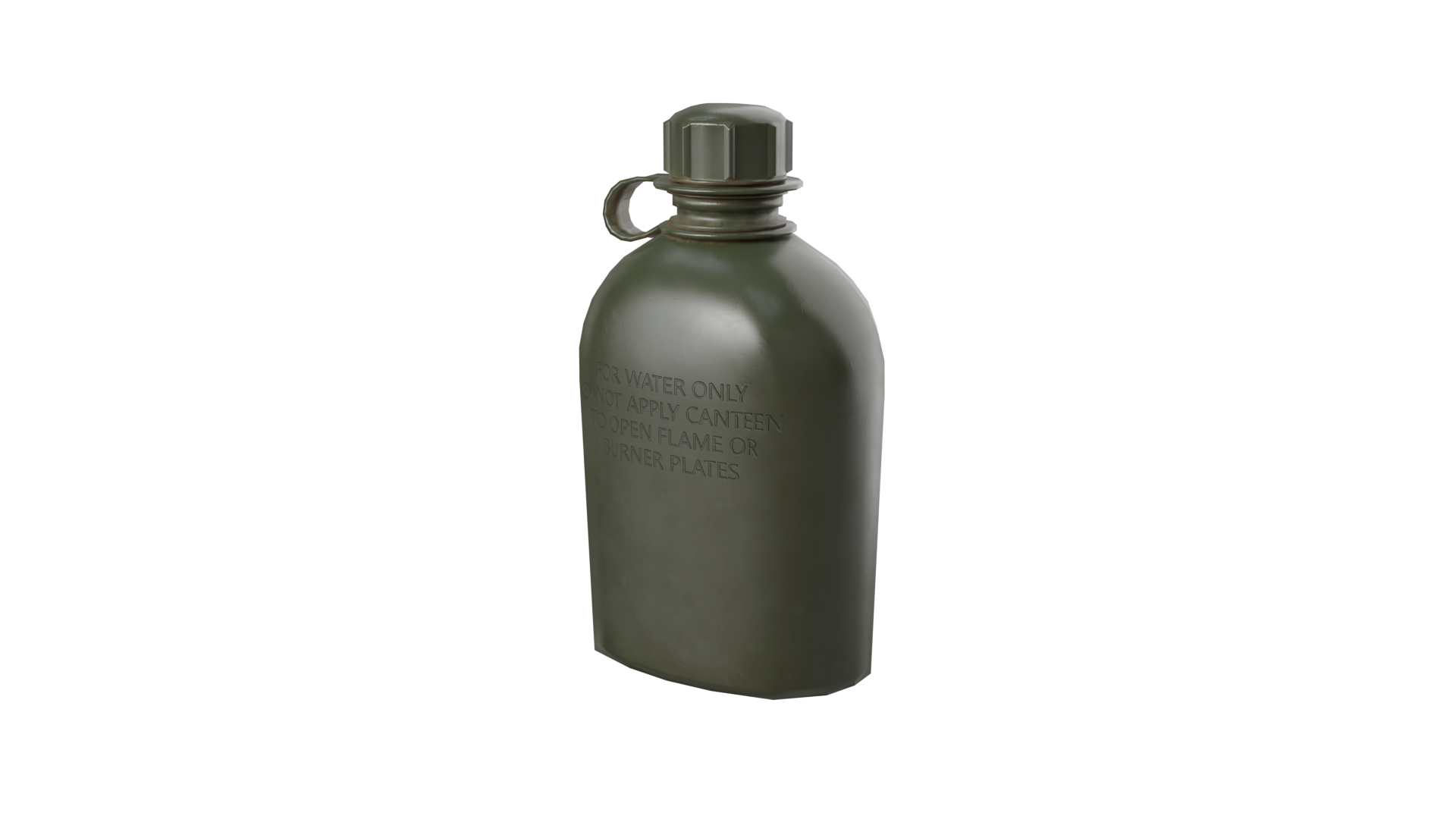 Military Canteen 3D Model – Game Ready PBR Asset BlackBladeDesign