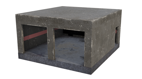 Empty Garage 3D model