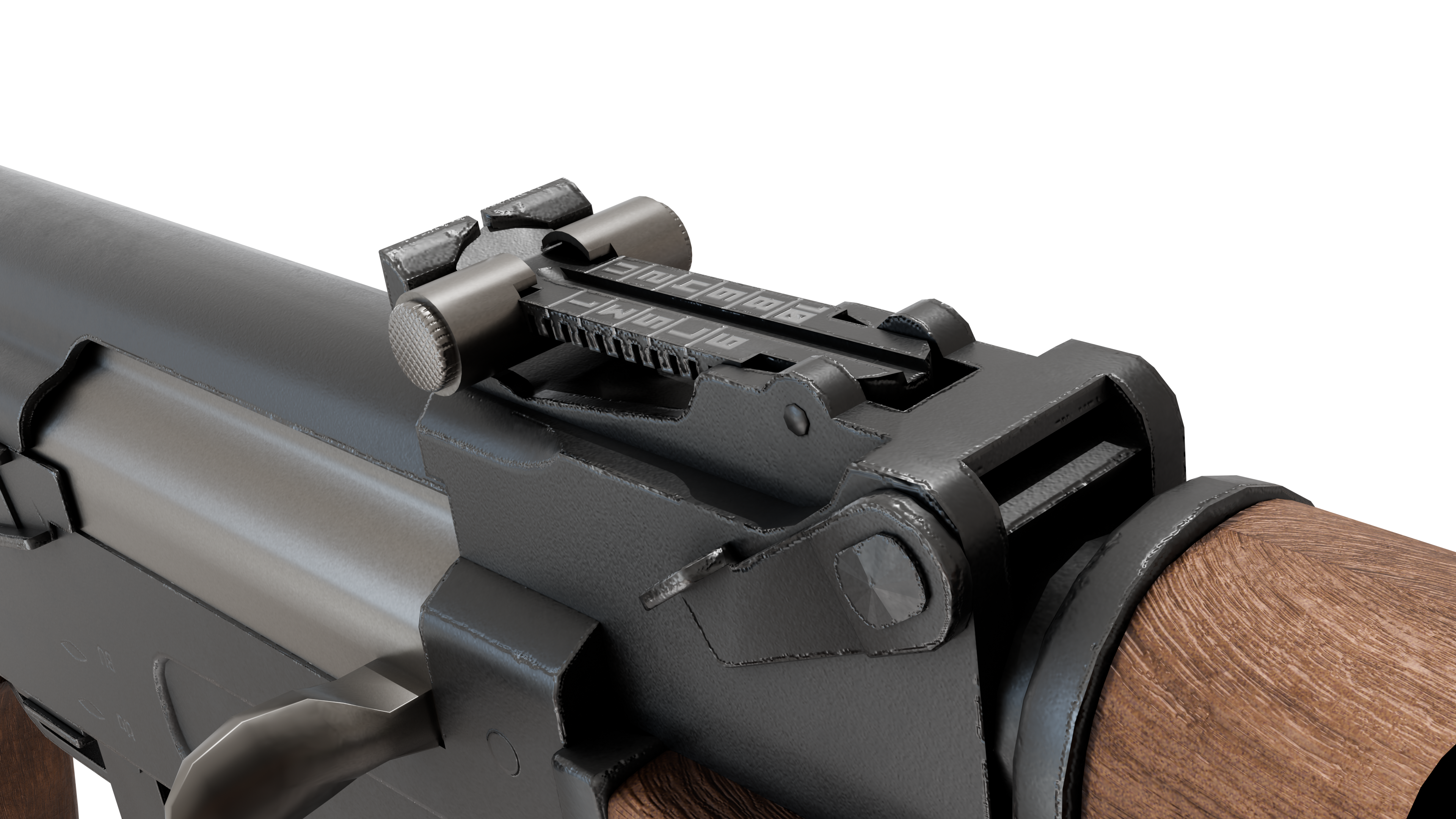 Game-Ready AK47 Type 3 3D model BlackBladeDesign