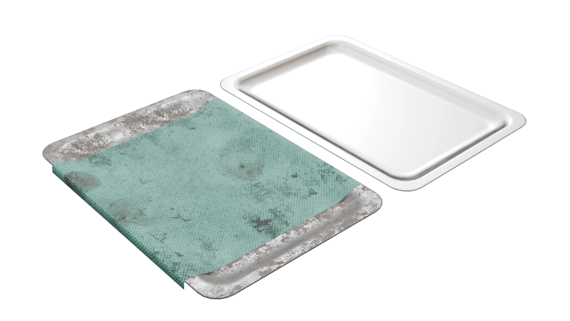 Set of Surgery Instrument Tray 3D Models - BlackBladeDesign