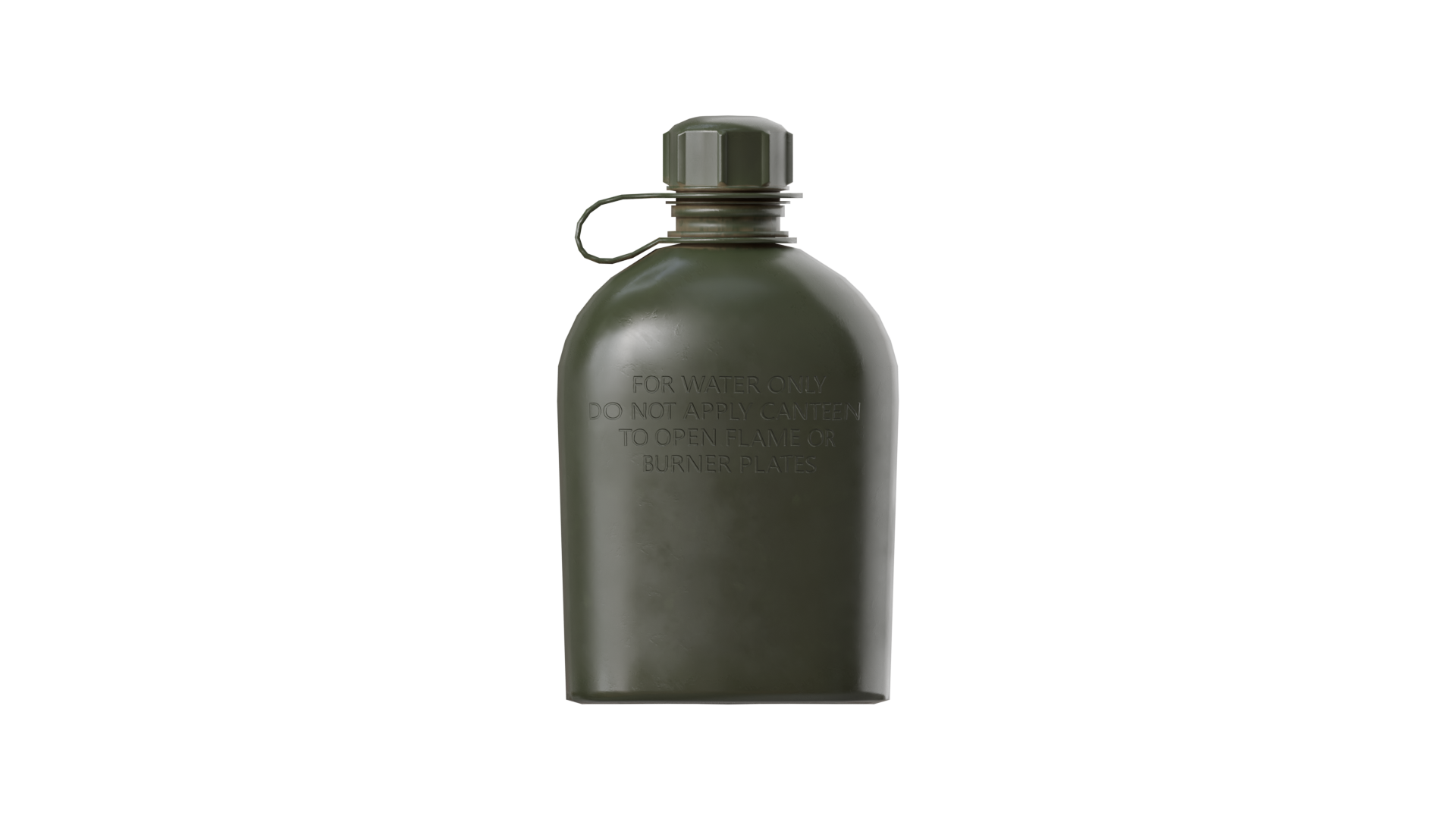 Military Canteen 3D Model – Game Ready PBR Asset BlackBladeDesign