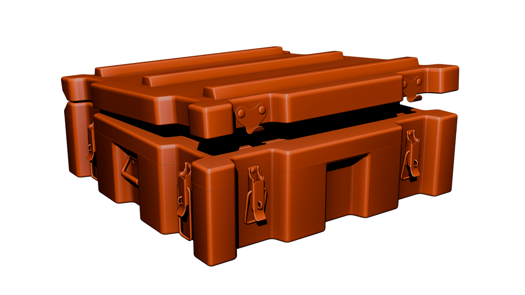 Military Storage Space Case 3D Model BlackBladeDesign