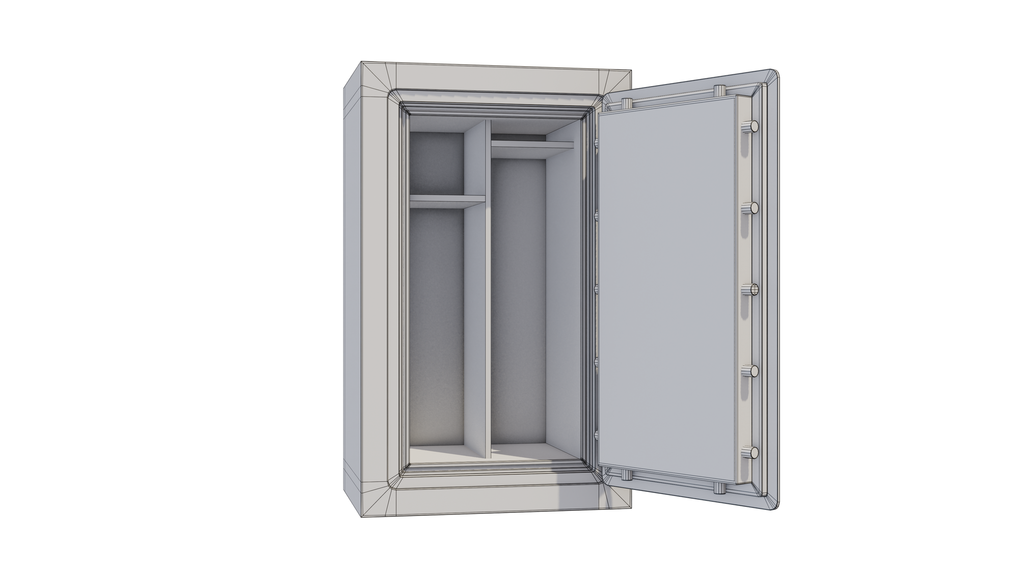 Game Ready Animated Weapons Safe Prop BlackBladeDesign