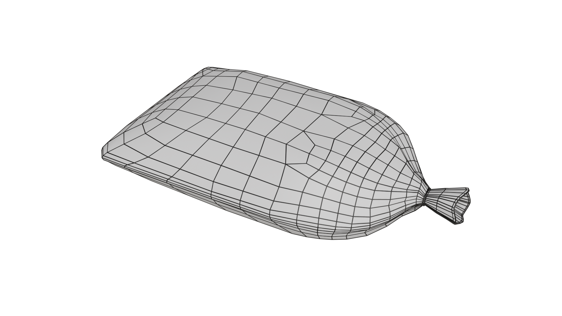 Modular Game-Ready Sandbag Wall 3D Model BlackBladeDesign