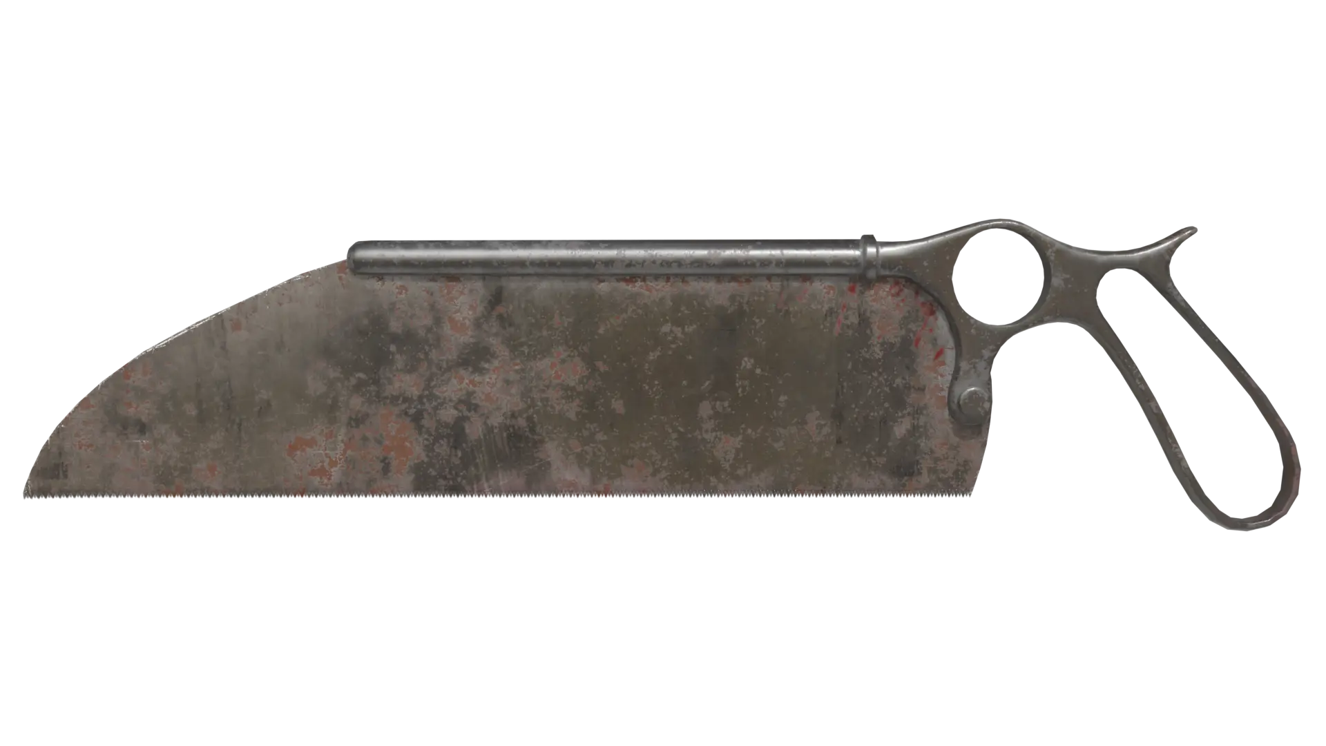 Bloody Bone Saw 3D Model - BlackBladeDesign