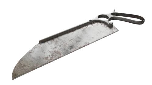 Bloody Bone Saw 3D Model - BlackBladeDesign
