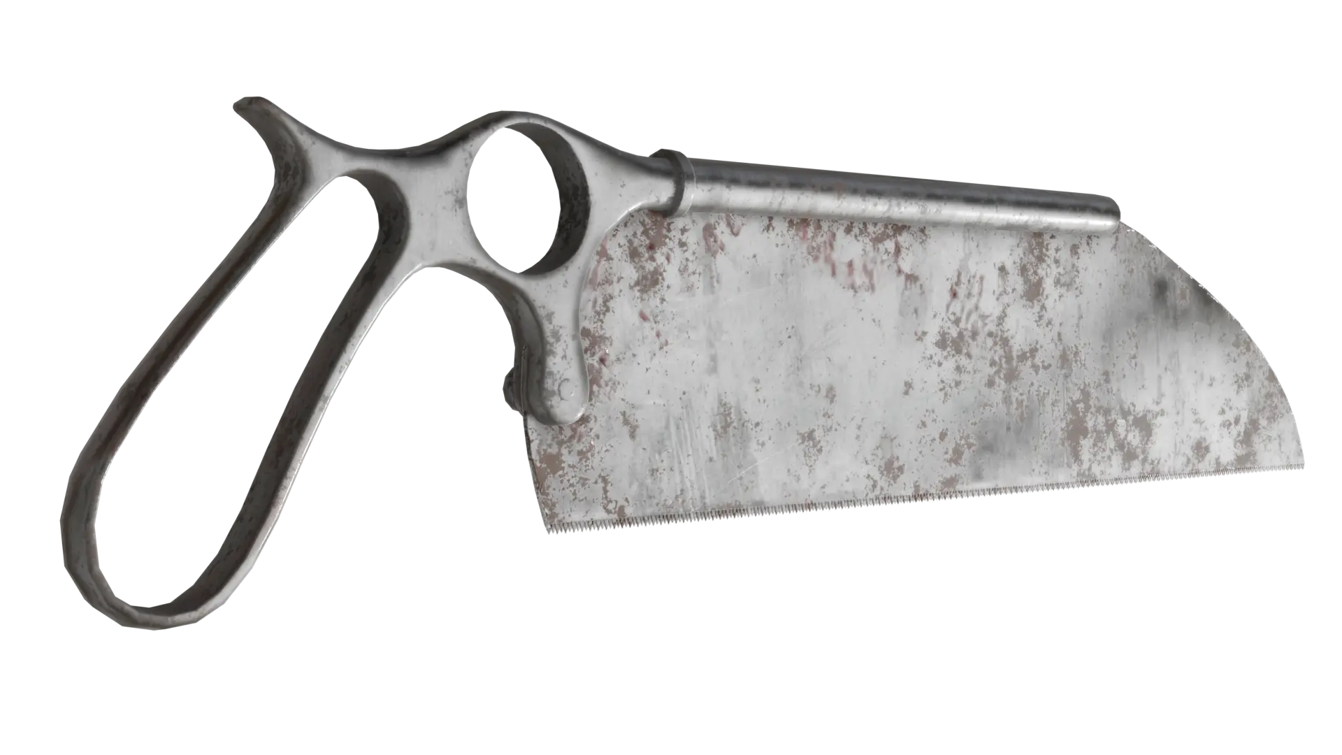 Bloody Bone Saw 3D Model - BlackBladeDesign