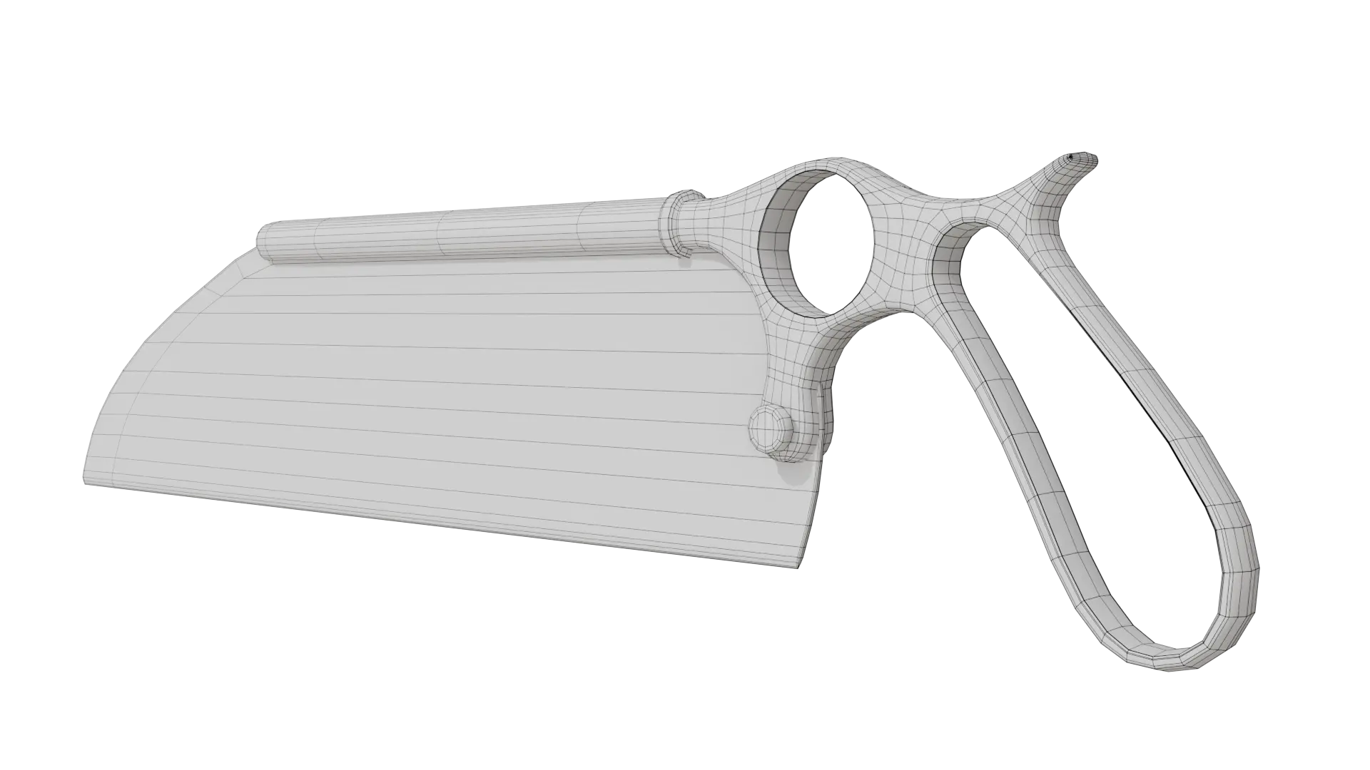 Bloody Bone Saw 3D Model - BlackBladeDesign