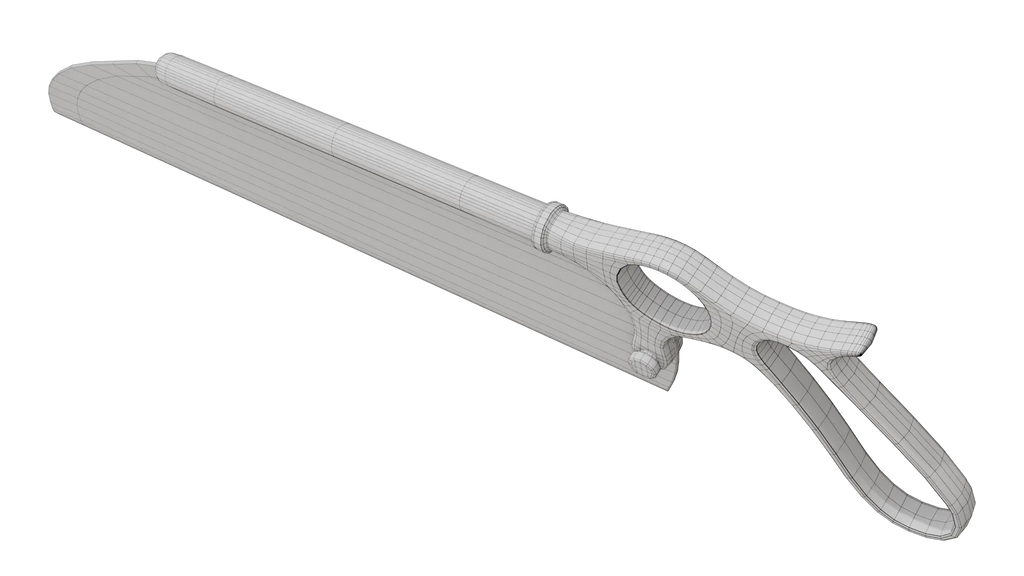 Bloody Bone Saw 3D Model - BlackBladeDesign