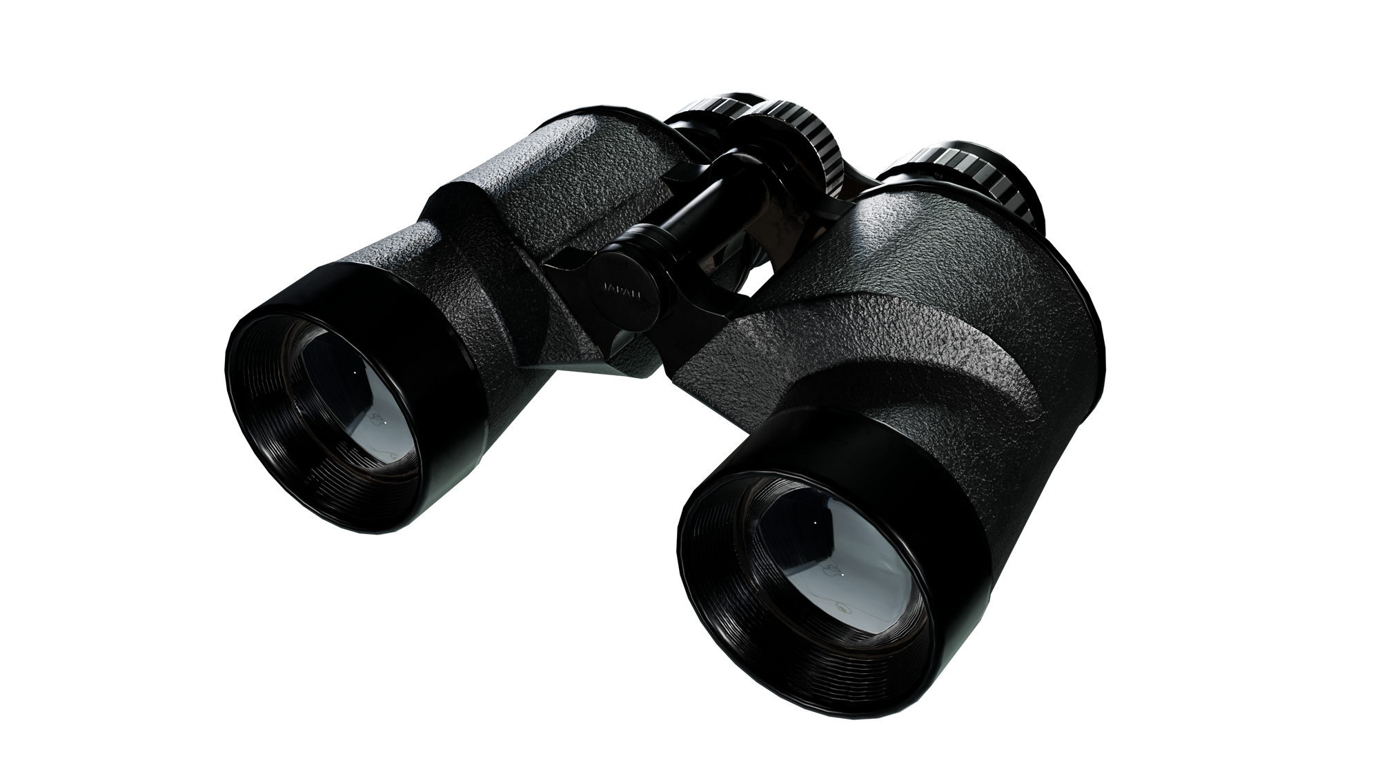 Vintage Game-Ready Japanese Binoculars 3D Model BlackBladeDesign