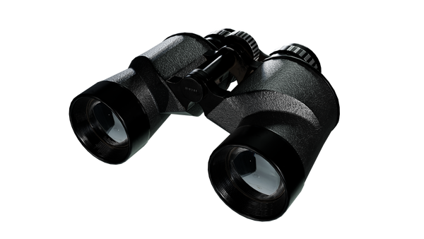Vintage Game-Ready Japanese Binoculars 3D Model BlackBladeDesign