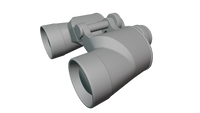 Vintage Game-Ready Japanese Binoculars 3D Model BlackBladeDesign